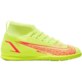 Chaussures d'intérieur Nike Mercurial Superfly 8 Club Ic Jr CV0792-760 jaune jaune