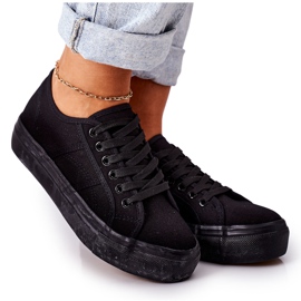 PW1 Baskets pour femmes sur la planche à roulettes noire