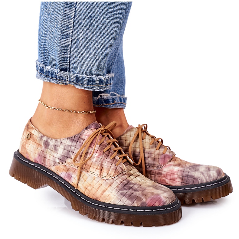 Richelieus femme en cuir Maciejka 04087-46 Multicolore
