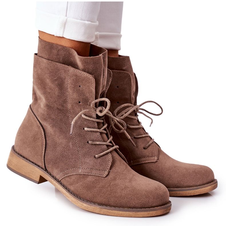 PS1 Bottes À Double Tige Marron Clair Violetta brun kaki PS1 Bottes À Double Tige Marron Clair Violetta brun kaki