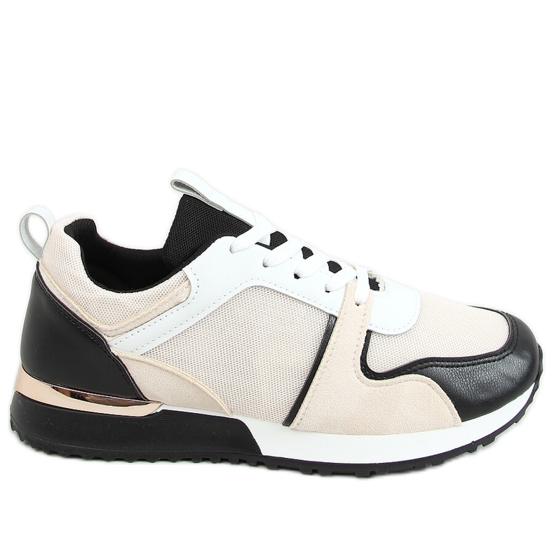 Chaussures de sport multicolores 5315 NOIR / BEIGE