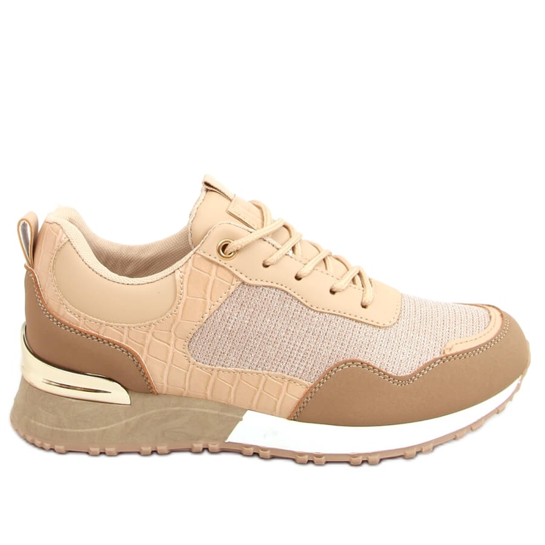 Chaussures de sport beiges pour femmes YL-52 Kaki