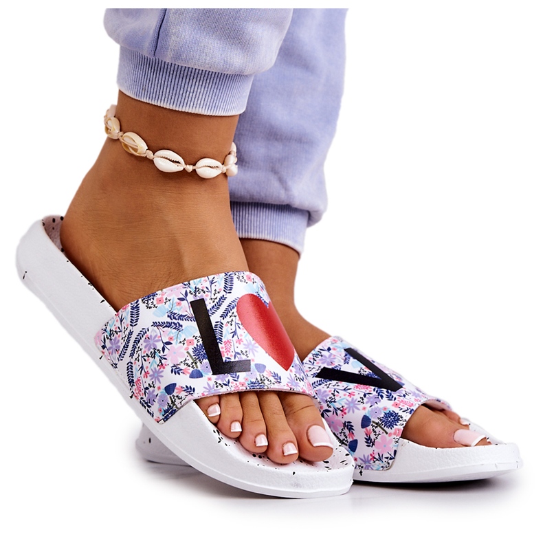 Chaussons Femme Big Star Love Blanc DD274A256 blanche