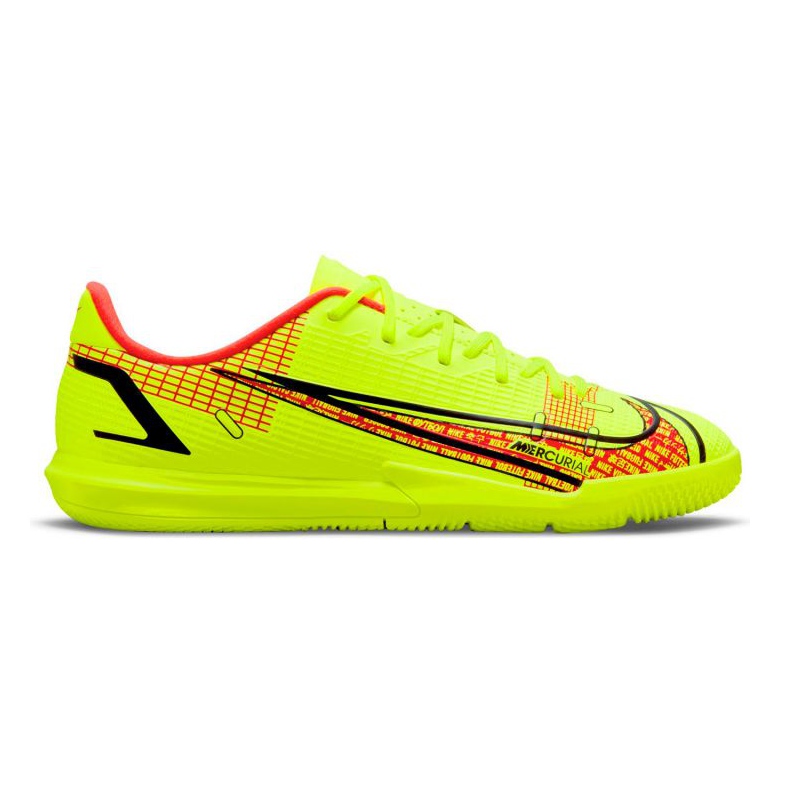 Chaussures de football Nike Mercurial Vapor 14 Academy Ic Jr CV0815-760 multicolore jaunes