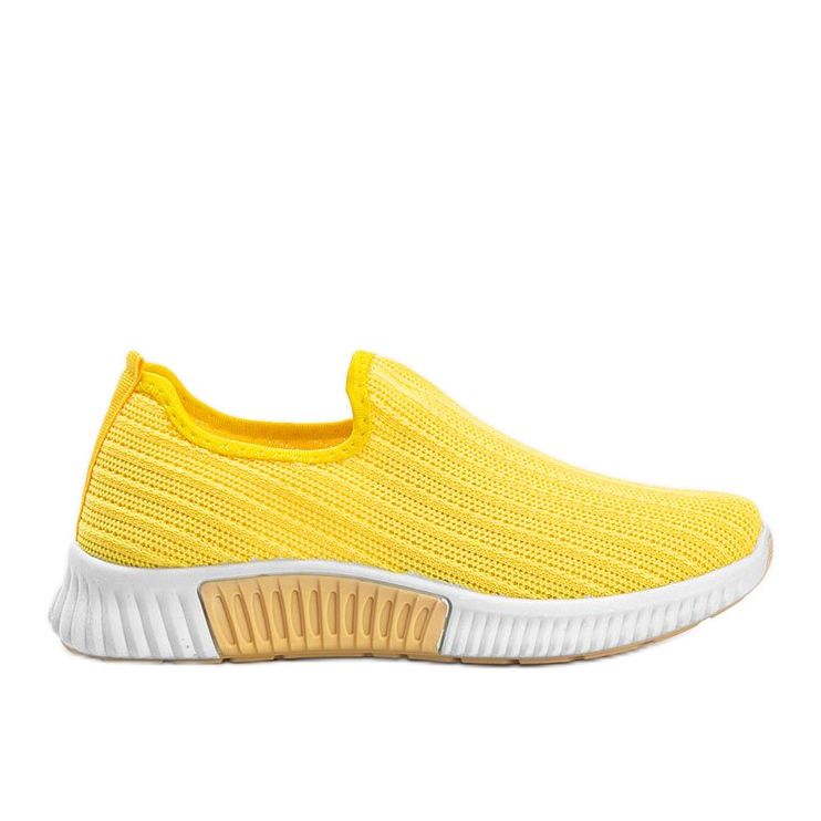 Chaussures de sport à enfiler Roxy jaunes