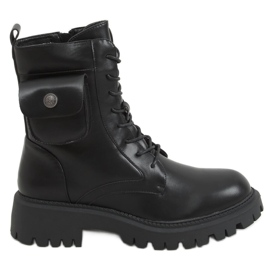 Travailleurs noirs avec une poche JJ06P Noir