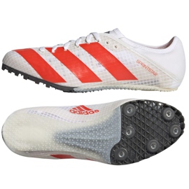 Chaussures, crampons pour la course à pied adidas Sprintstar W FY4121 blanc