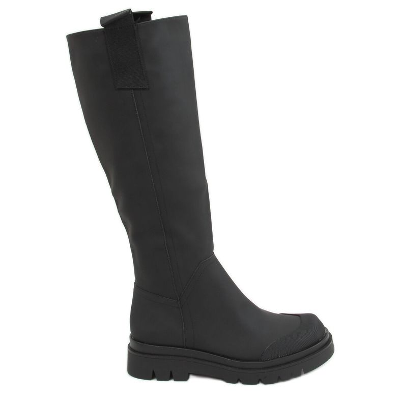 Bottes noires pour femmes noires QT27P Noir le noir