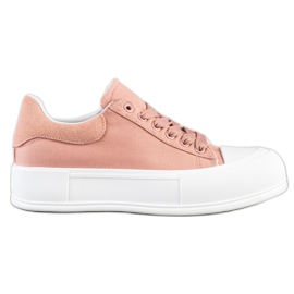 Goodin Baskets classiques sur la plate-forme rose