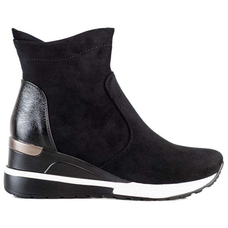 Bottes hautes sur le coin VINCEZA le noir