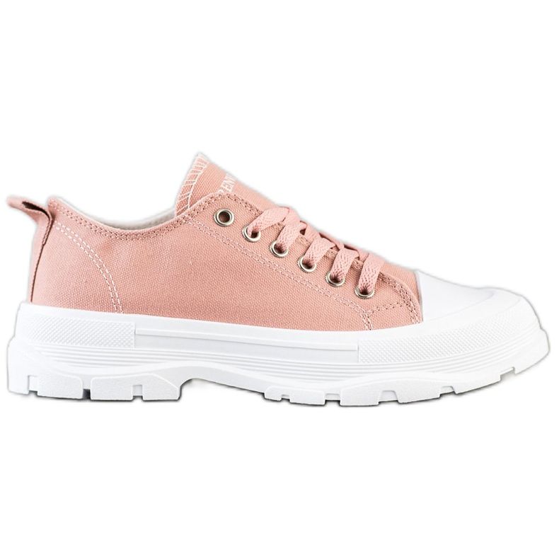 Goodin Baskets sur la plate-forme rose Goodin Baskets sur la plate-forme rose