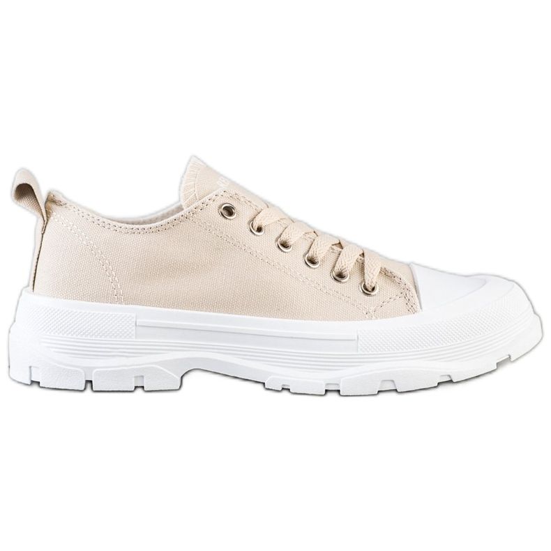 Goodin Baskets sur la plate-forme beige