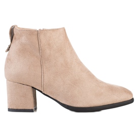 Bottines VINCEZA Beige Classique
