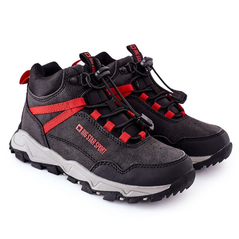 Chaussures de trekking pour enfants Big Star GG374046 Noir le noir Chaussures de trekking pour enfants Big Star GG374046 Noir le noir