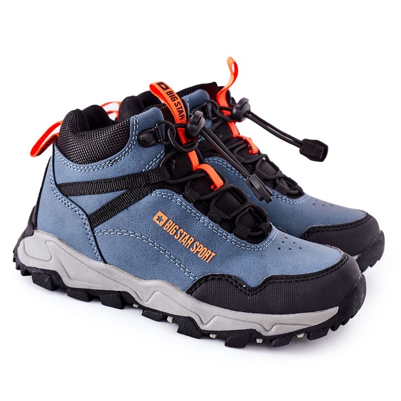 Chaussures Trekking Enfant Big Star GG374048 Bleu Marine