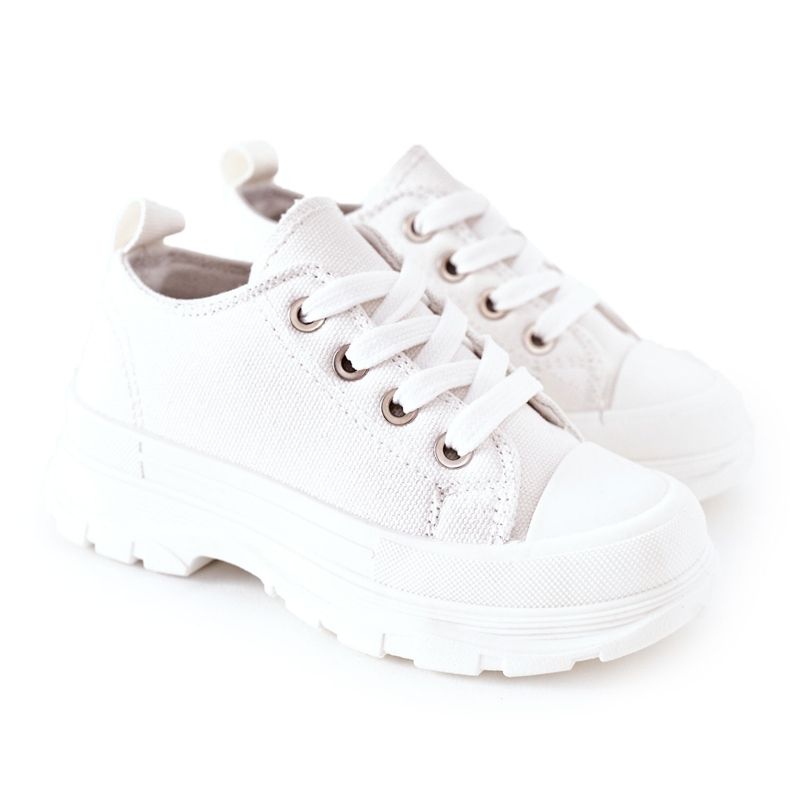 FR1 Baskets Enfant Blanc Travel Time ['blanche'] blanche
