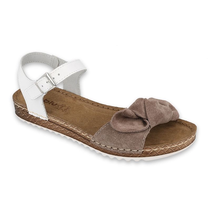 Chaussures femme Inblu 158D152 blanche brun Chaussures femme Inblu 158D152 blanche brun