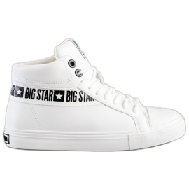 Baskets pour femmes Big Star EE274356 blanc