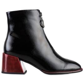 Filippo Bottes élégantes avec une fermeture éclair noir