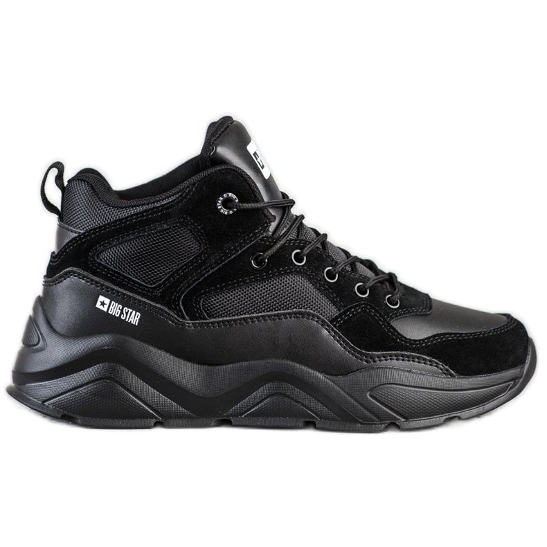 Baskets pour femmes Big Star GG274644 le noir