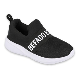 Chaussures pour enfants Befado 516Y083 blanche le noir