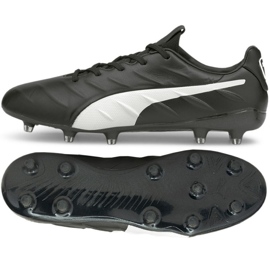 Chaussures de football Puma King Platinum 21 FG/AG 106478 01 noir noir