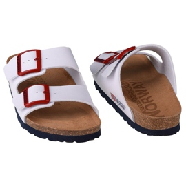 Geographical Norway Sandalias Bios Doble Hebilla tongs W GNW20417-17 blanc