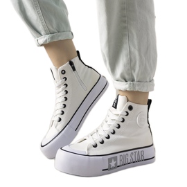 Baskets blanches Big Star pour femmes de Balvin