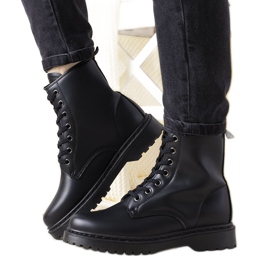 Bottes noires pour femmes de Kognito le noir