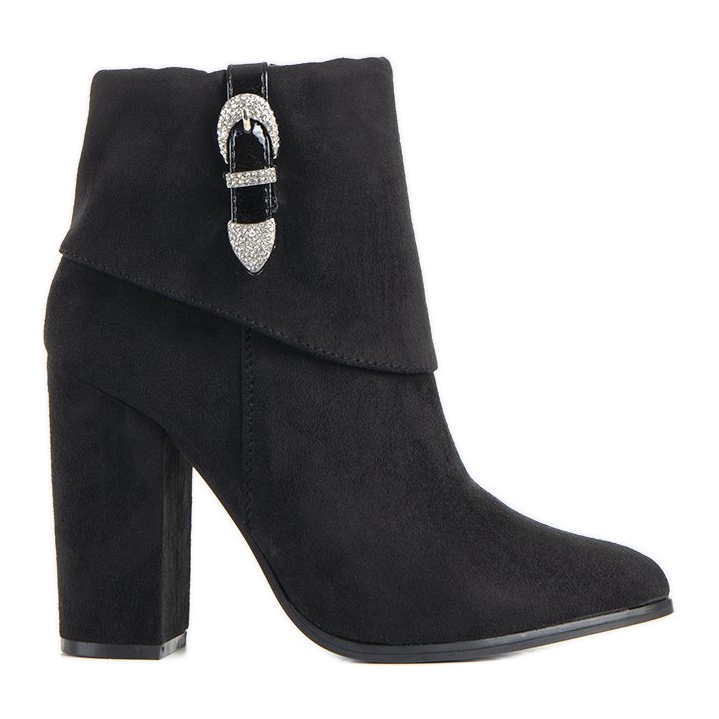 Bottines noires élégantes sur le poteau Esgle le noir Bottines noires élégantes sur le poteau Esgle le noir