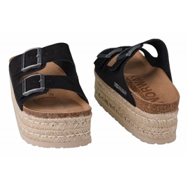 Chaussons Geographical Norway Sandalias Plataforma Comoda W GNW20405-01 noir