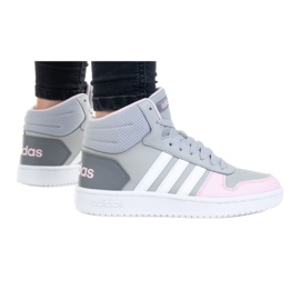Chaussures Adidas Hoops Mid 2.0 K GZ7772 le noir Chaussures Adidas Hoops Mid 2.0 K GZ7772 le noir
