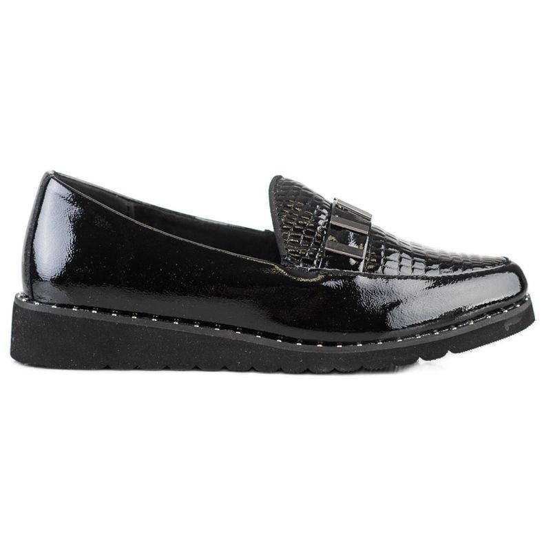 Filippo Chaussures en cuir à la mode le noir