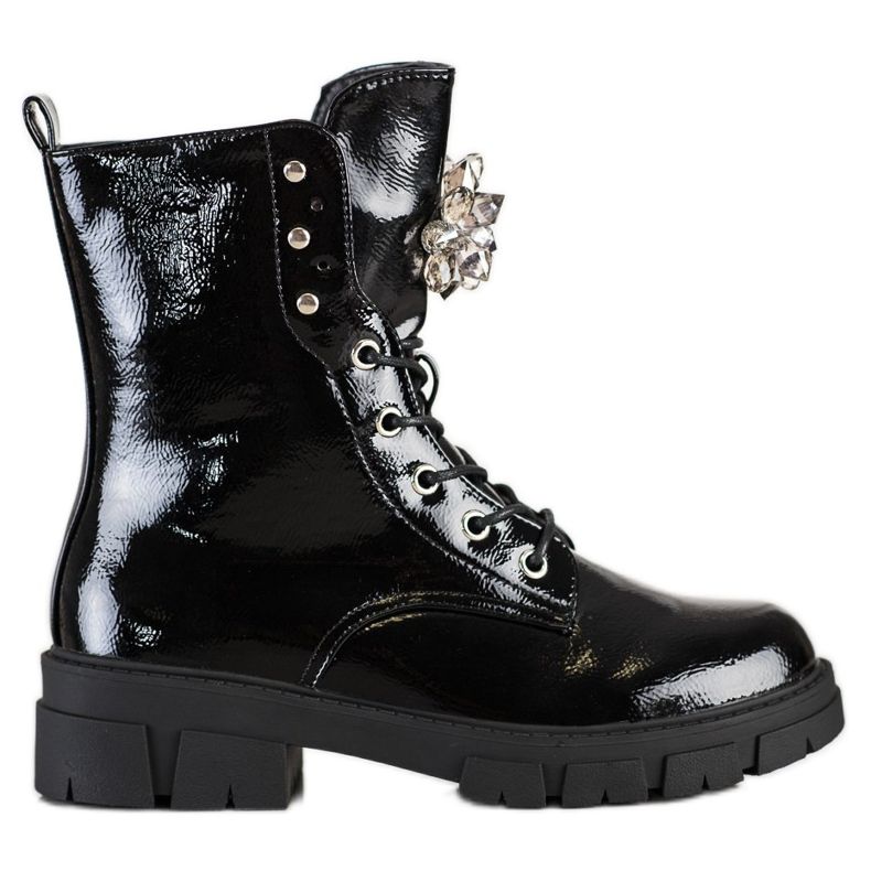 S. BARSKI Ouvriers avec un ornement en cristal de S.BARSKI le noir S. BARSKI Ouvriers avec un ornement en cristal de S.BARSKI le noir