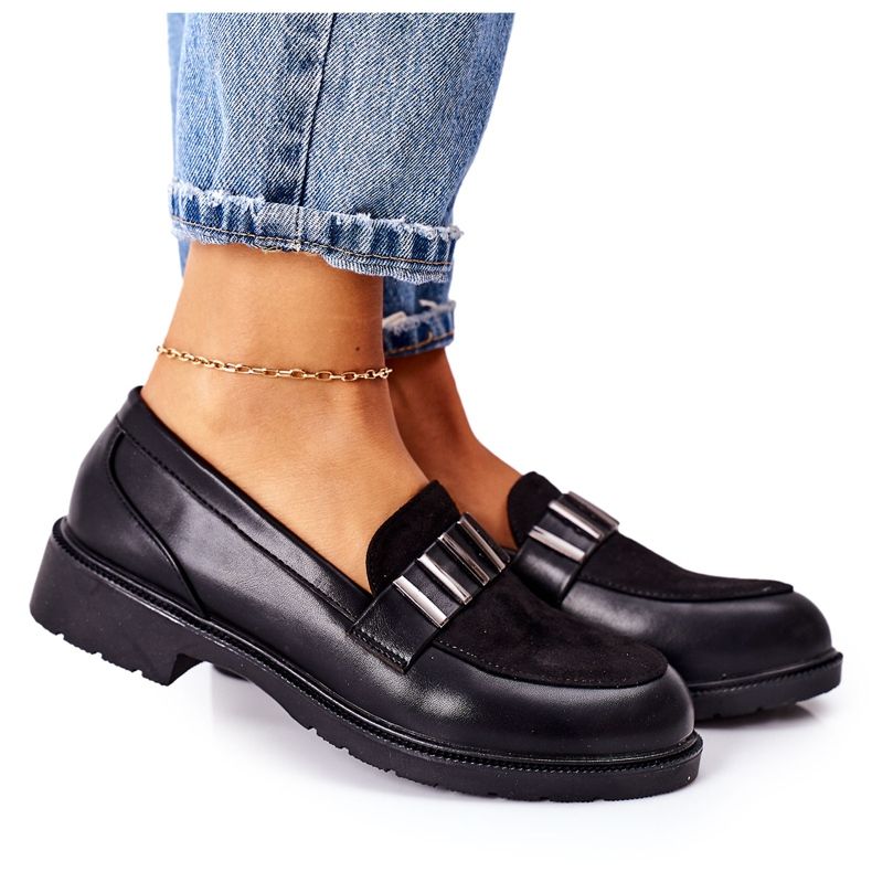 S.Barski Chaussures noires pour femmes de Montius le noir