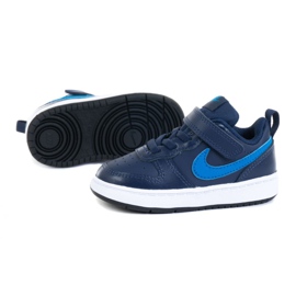 Nike Court Borough Low 2 (TDV) M BQ5453-403 chaussures violet bleu marin Nike Court Borough Low 2 (TDV) M BQ5453-403 chaussures violet bleu marin