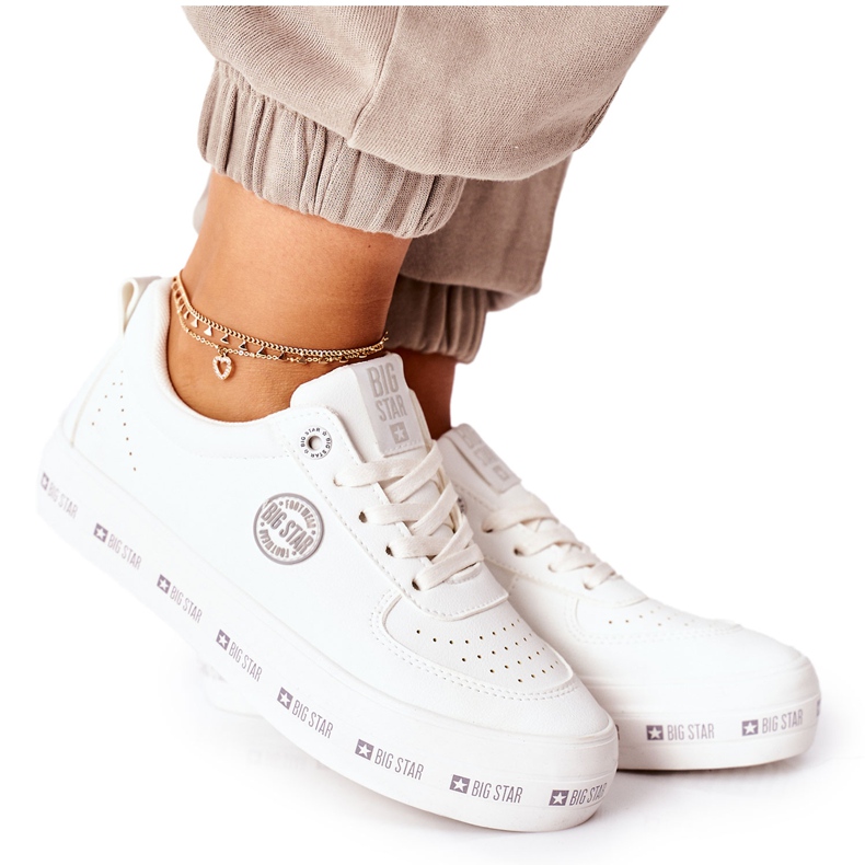 Baskets en cuir On The Big Star II274075 Platform Blanc blanche