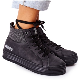 Baskets Hautes Isolées Big Star II274147 Noir