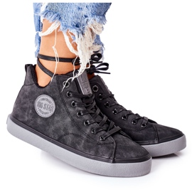 Baskets Isolées En Cuir Big Star II274148 Noir