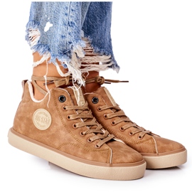 Baskets Isolées En Cuir Big Star II274149 Camel brun