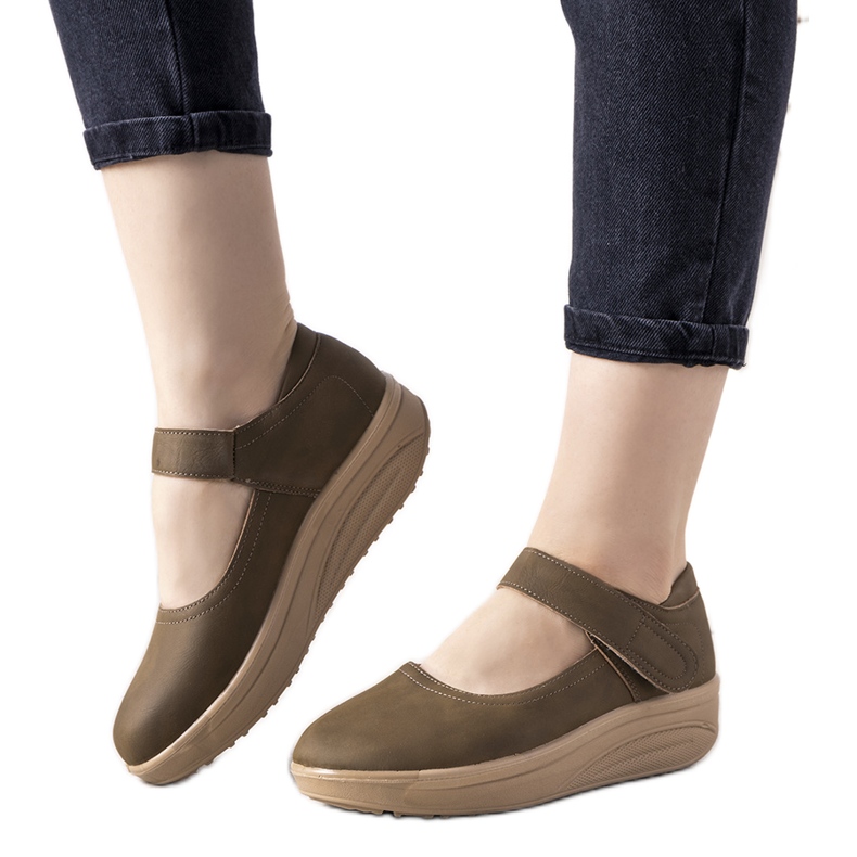 Chaussures marron sur semelle épaisse Lumen brun