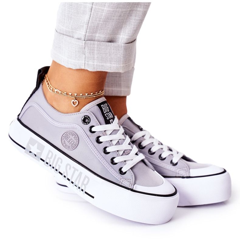 Baskets On the Big Star II274023 Plateforme grise