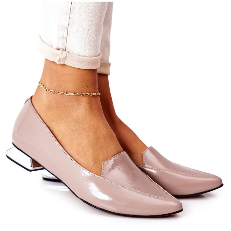 Mocassins Sur Talon Argent Laura Messi 2013 Cappuccino multicolore Mocassins Sur Talon Argent Laura Messi 2013 Cappuccino multicolore