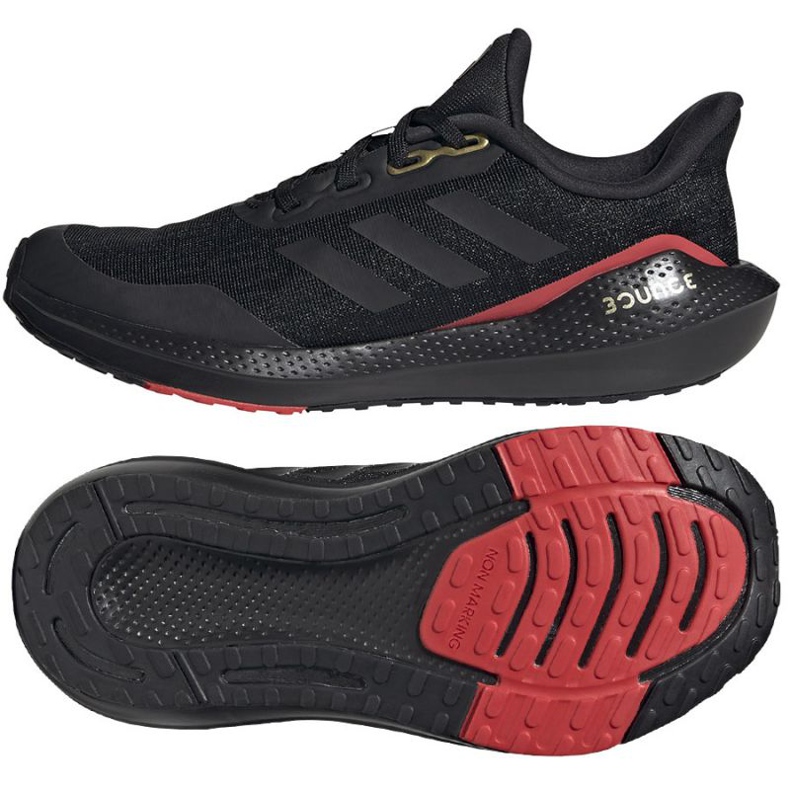 Chaussures de course Adidas EQ21 Run Jr GV9937 le noir
