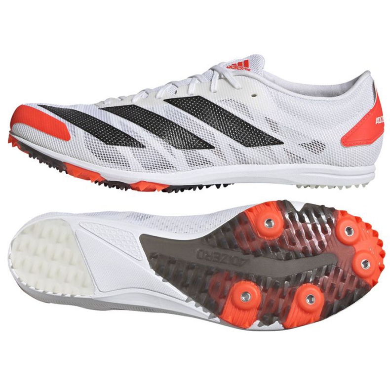 Chaussures à crampons Adidas Adizero Xcs FY4089 blanche