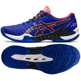 Asics Blast Ff 2 1072A046 400 chaussures de handball bleu bleu