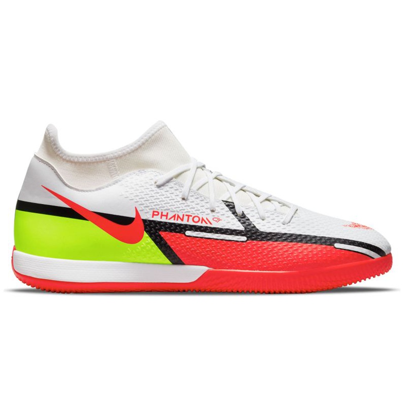 Nike Phantom GT2 Academy Df Ic M DC0800-167 chaussures de football blanc, blanc, multicolore blanche