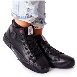 Baskets Femme Cross Jeans High Noir II2R4021