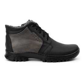 Polbut Bottes d'hiver pour hommes noires K9s