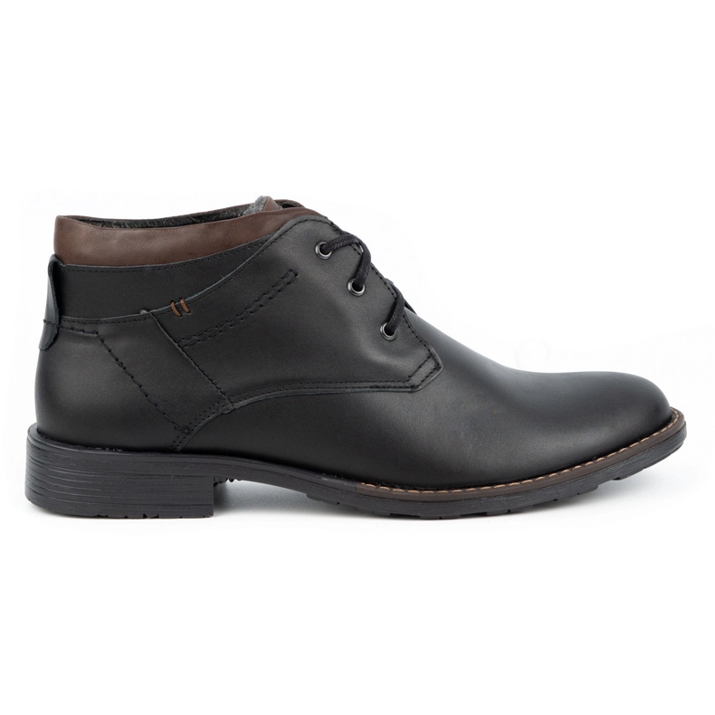 Polbut Chaussures isolées noires pour hommes J38S le noir Polbut Chaussures isolées noires pour hommes J38S le noir